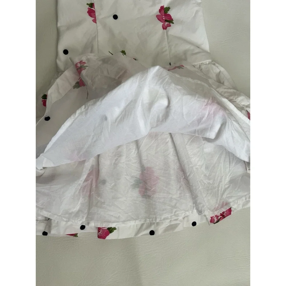 Abercrombie Fitch Girls Floral Strapless Lightweight Dress Size XL Boho Preppy